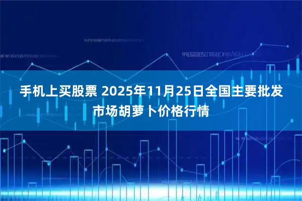 手机上买股票 2025年11月25日全国主要批发市场胡萝卜价格行情